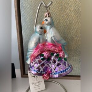 Vintage Christmas Christopher Radko  Our First Christmas 2001